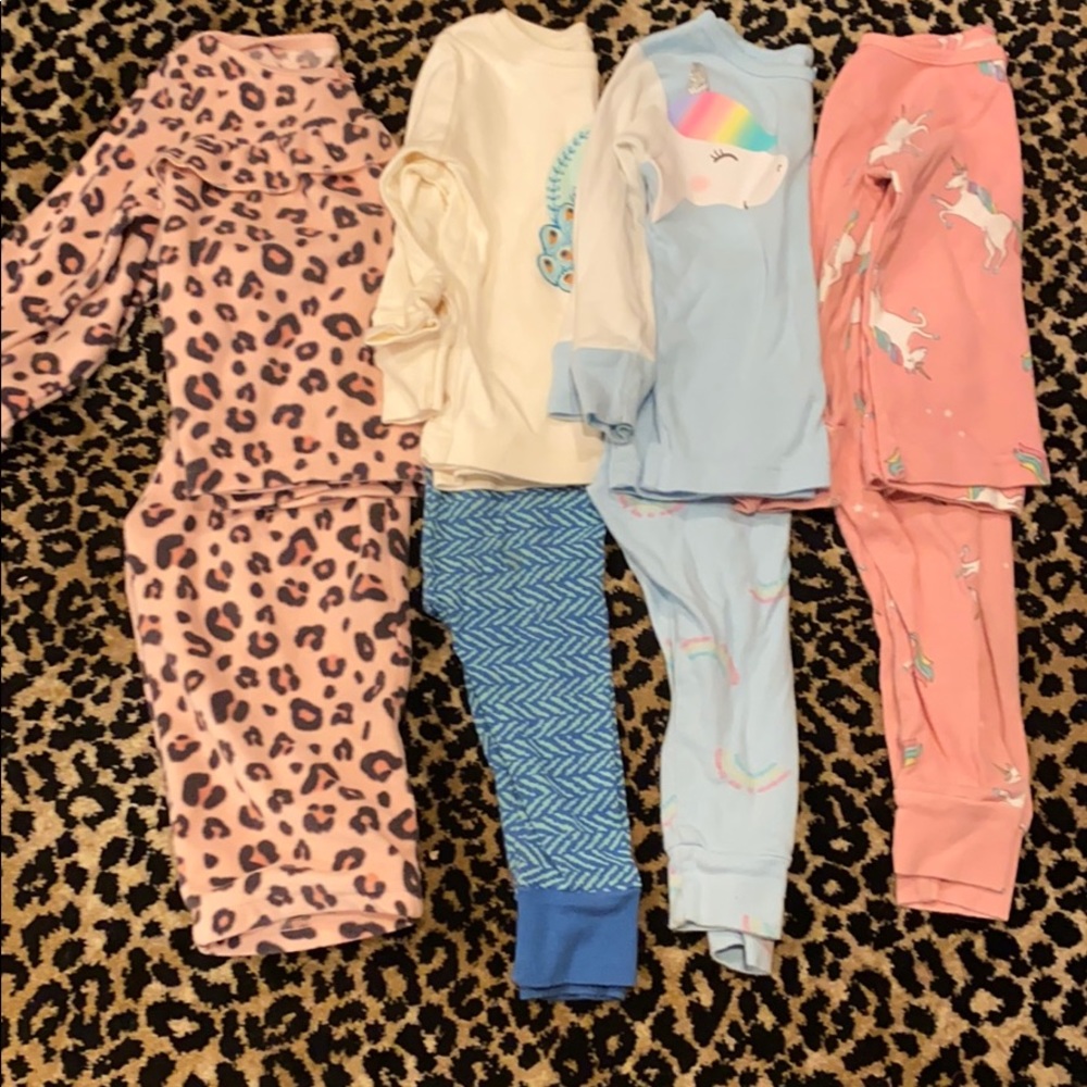 🎀 Baby Girl 18 Month Pajama Lot 🎀